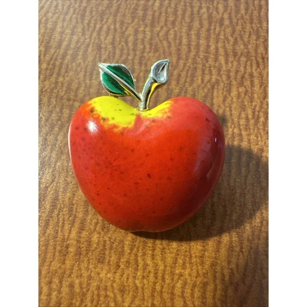 Beatrix Potter enamel red